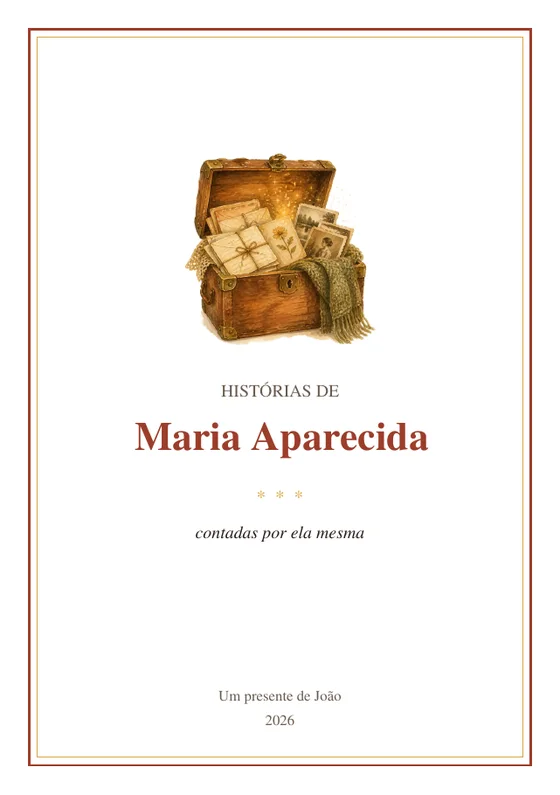 Capa do livro com o nome da mãe